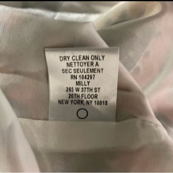 #315 MILLY Silk Mod Mini Dress - Picture 8 of 8